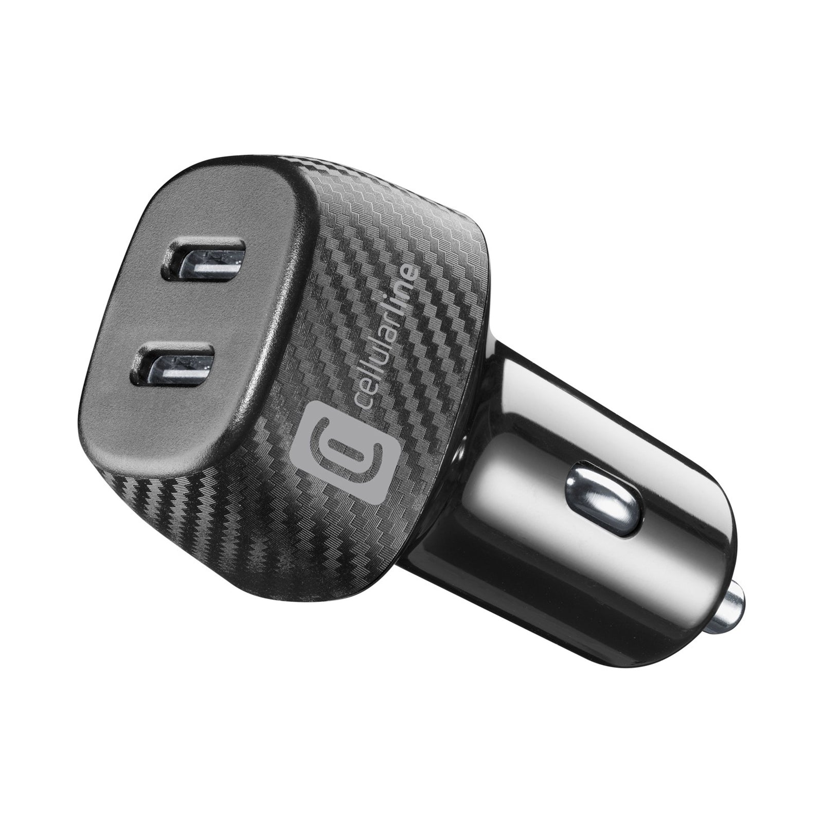 Cellulalrline Cbrusb2Pd40Wk/Car Charger Usbc 20+20W Pd Black